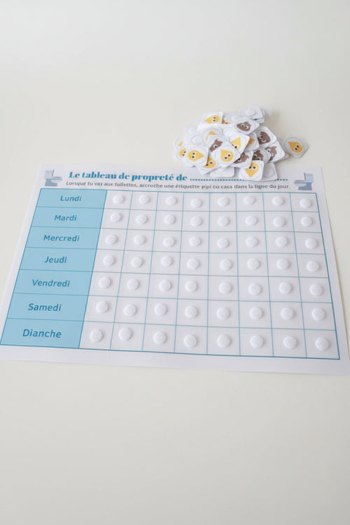 J'apprends à être propre.